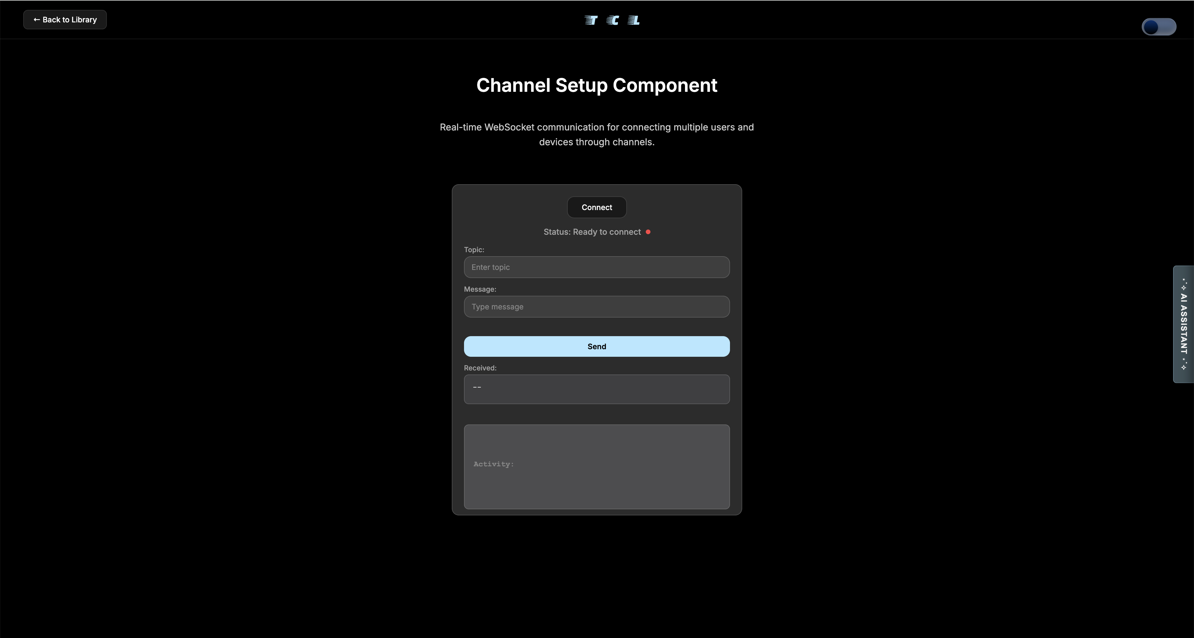 Channels demo